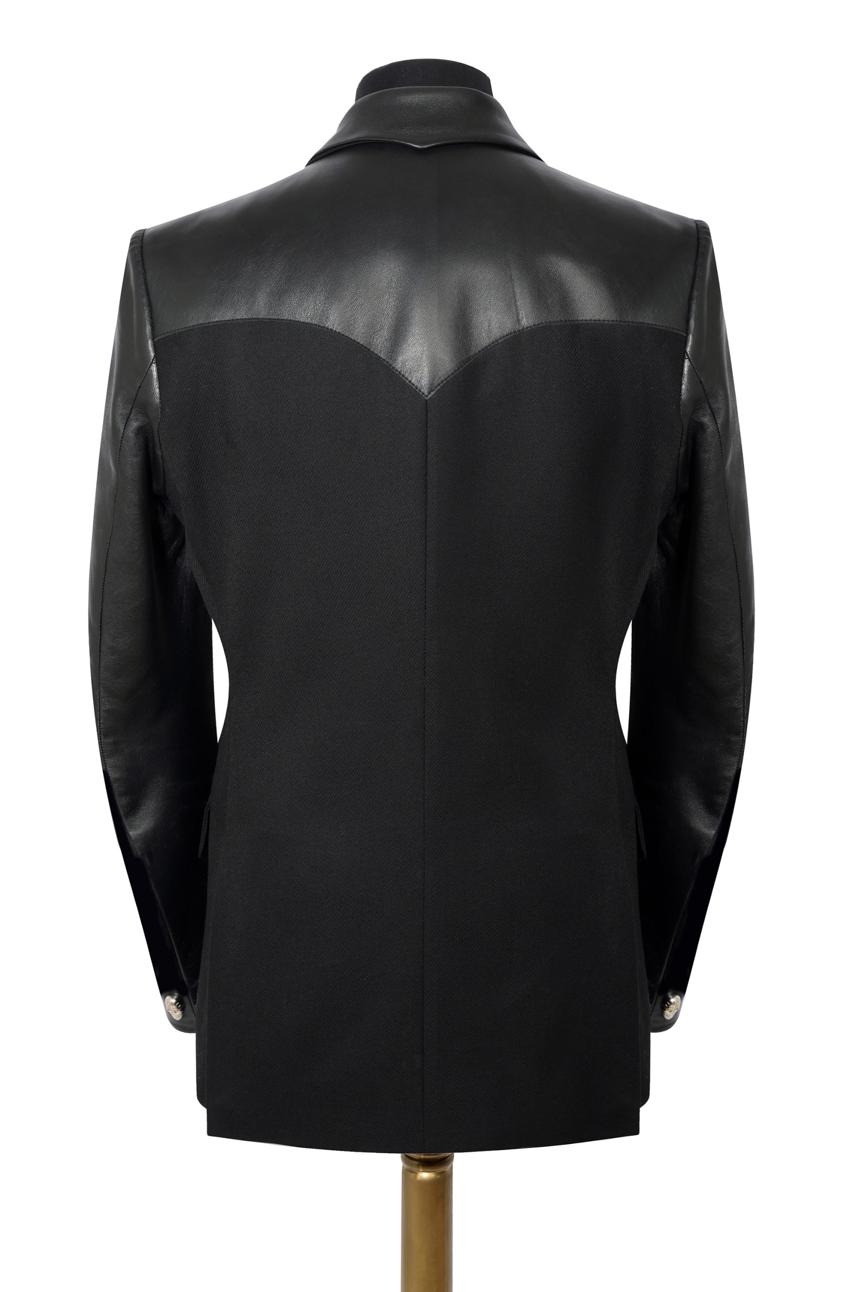 Plain Black ‘Clint’ Jacket - Image 2